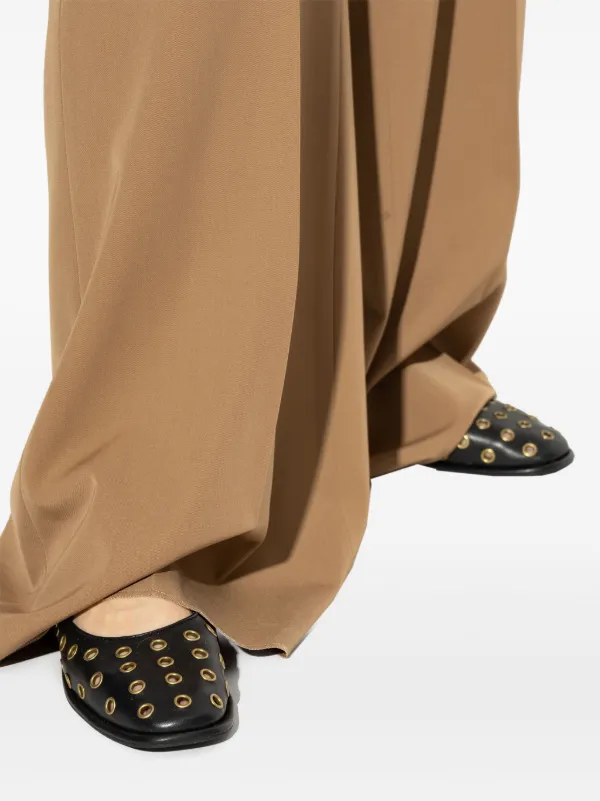 Coach アイレット フラットシューズ | ブラック | FARFETCH JP