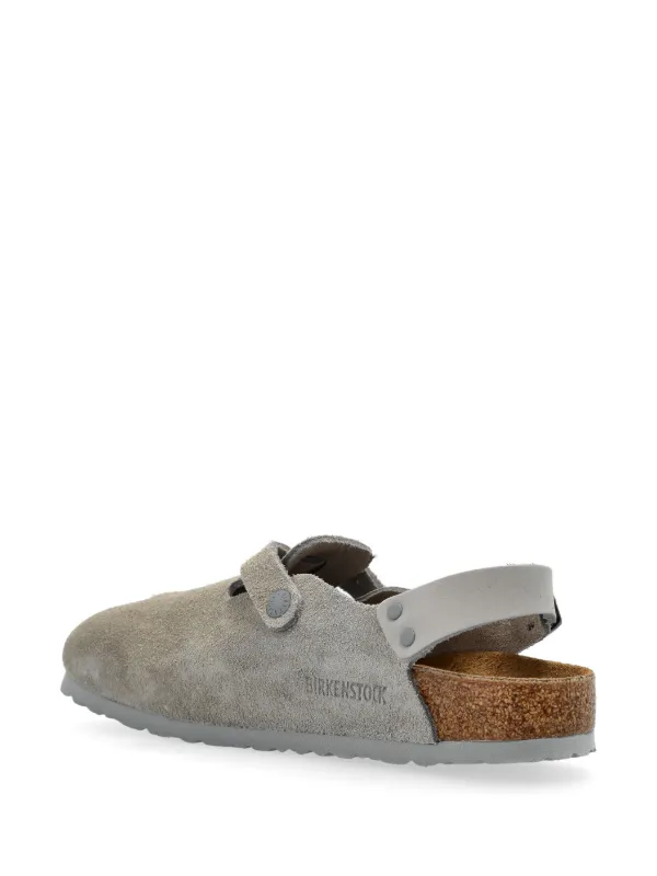 サンダル・ミュール Birkenstock Stone Grey Suede Tokyo Slipper Birkenstock Stone grey suede Tokyo slipper | TheDoubleF