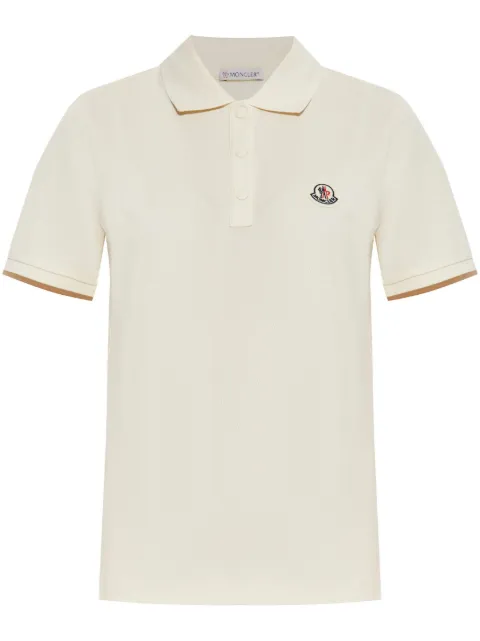 Moncler logo-patch polo shirt