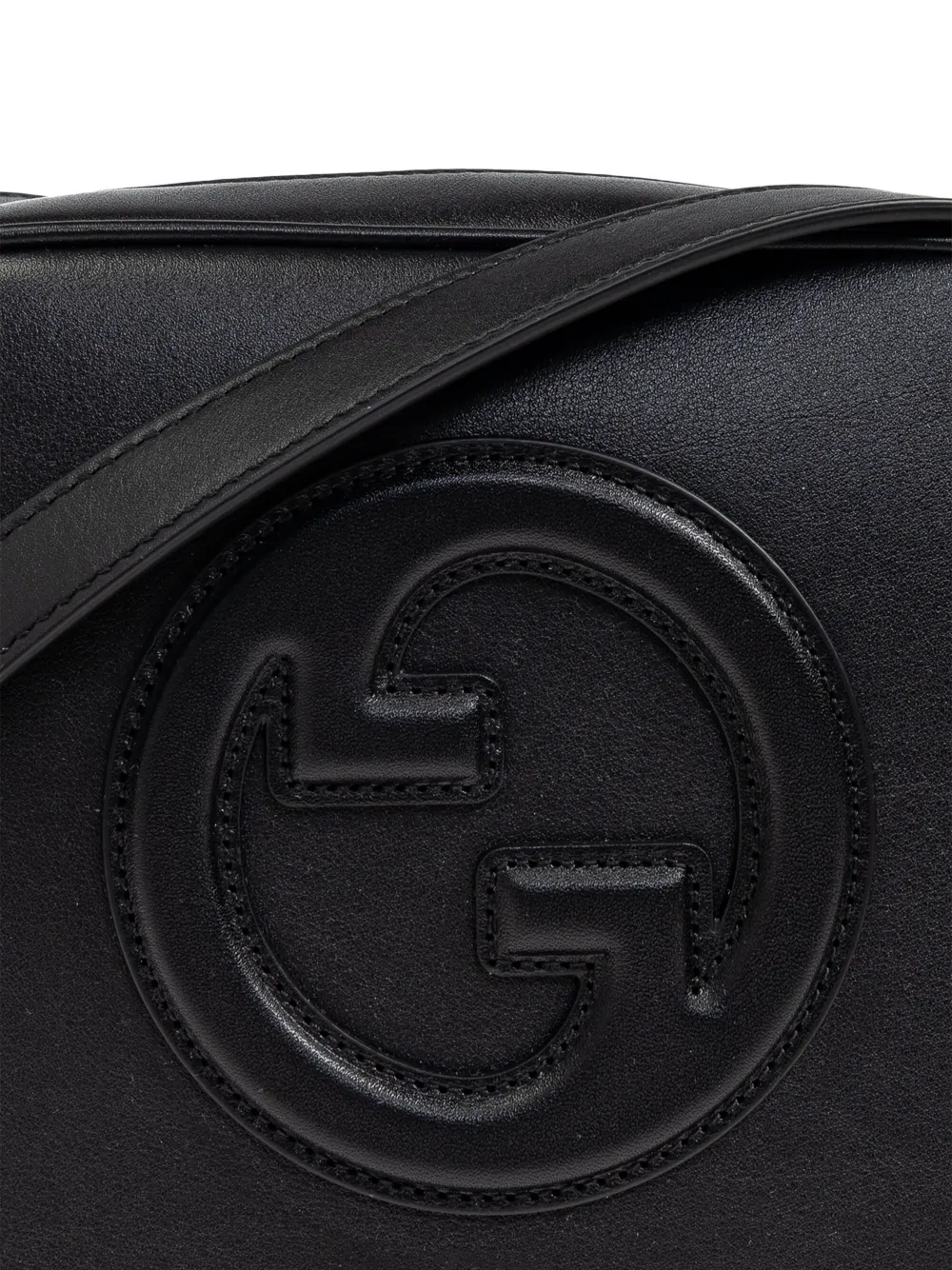 Gucci Mini Blondie Cross Body Bag In Black