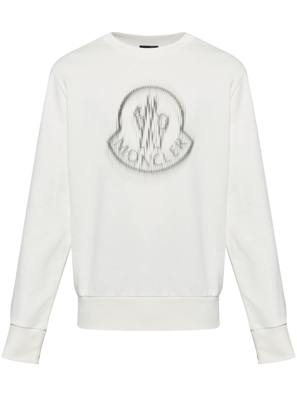 Moncler blurred logo sweatshirt - Neutrals