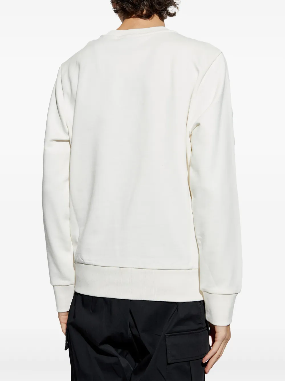 Moncler Sweater met logo Beige