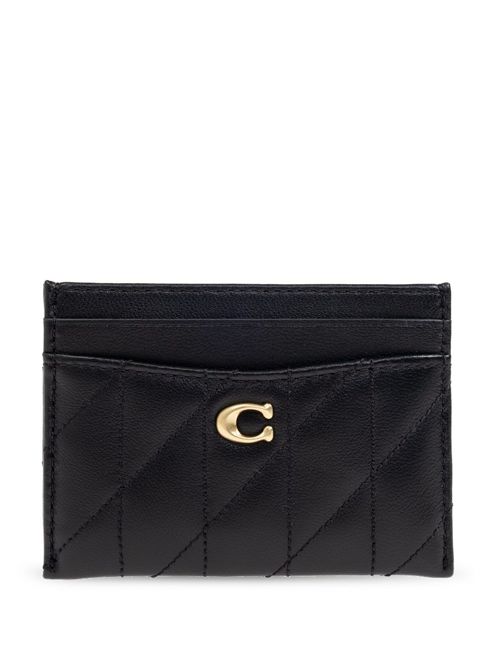 Coach Essential leather card holder - Black