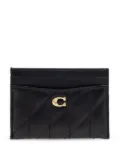 Coach Essential leather card holder - Black