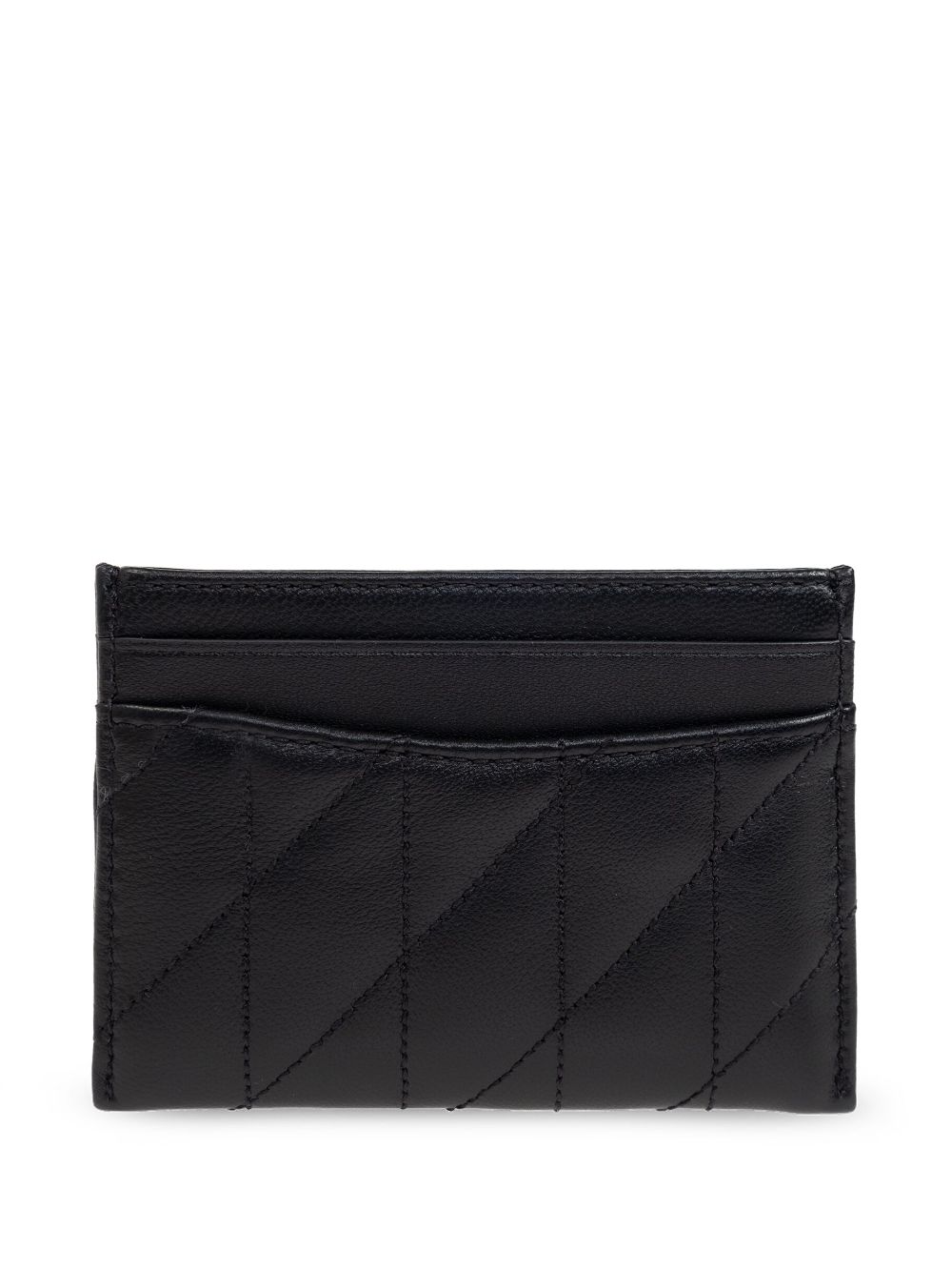 Coach Essential leather card holder - Zwart