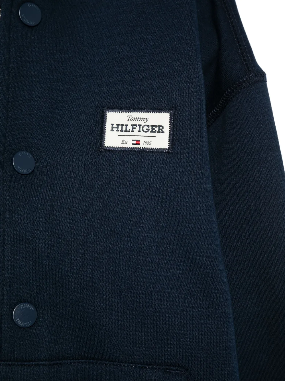 Tommy Hilfiger Junior Hoodie met logopatch Blauw