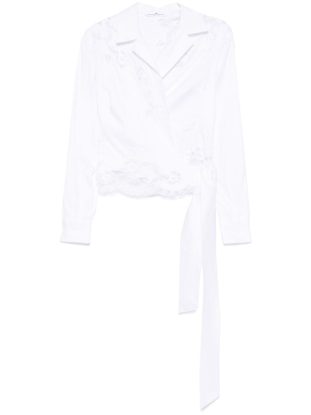 Ermanno Scervino corded-lace shirt - White