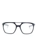 TAG Heuer rectangle-frame glasses - Black