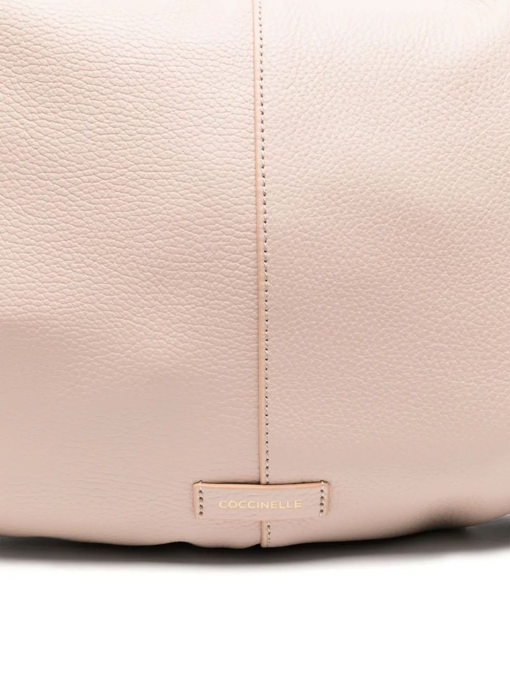 Coccinelle Large Abigail Shoulder Bag In Neutrals