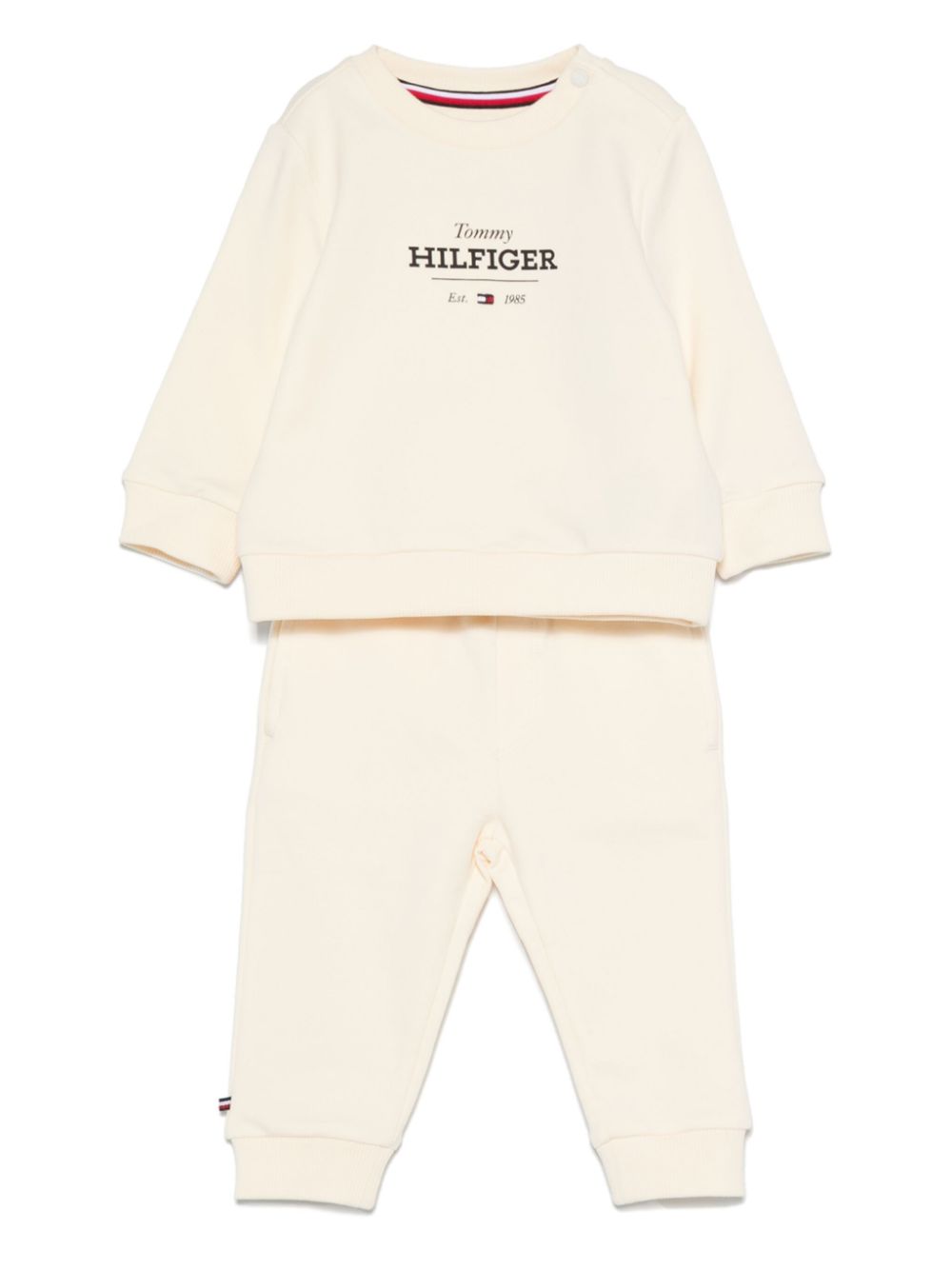 Tommy Hilfiger Junior logo-print tracksuit - Yellow