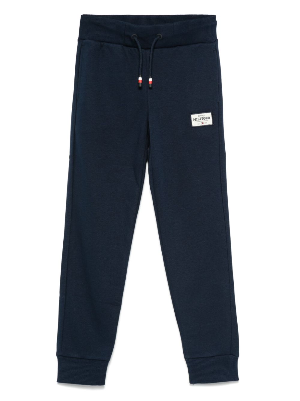 Tommy Hilfiger Junior logo-patch sweatpants - Blue