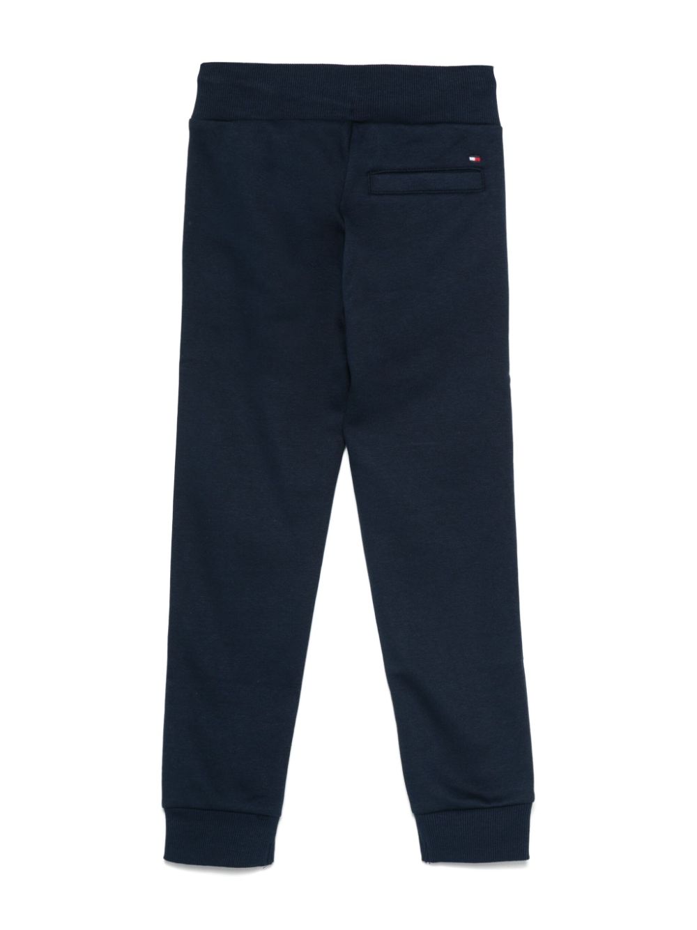 Tommy Hilfiger Junior logo-patch sweatpants - Blauw