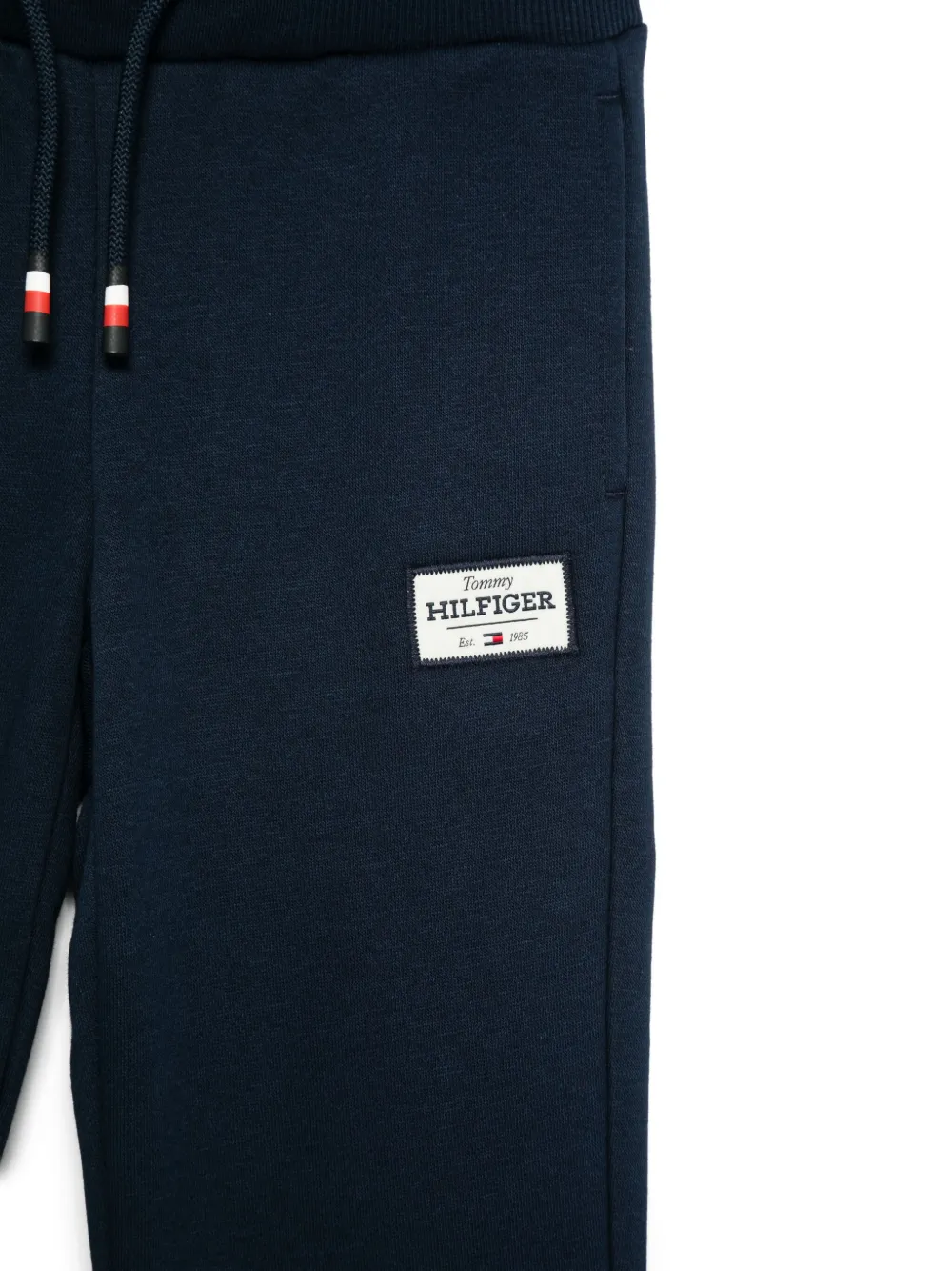 Tommy Hilfiger Junior Joggingbroek met logopatch Blauw