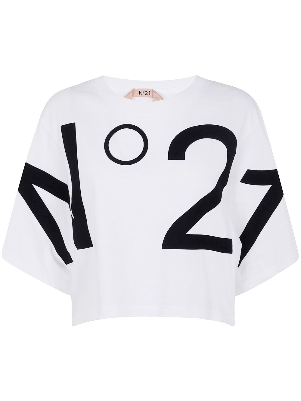 Nº21 logo-print T-shirt - White