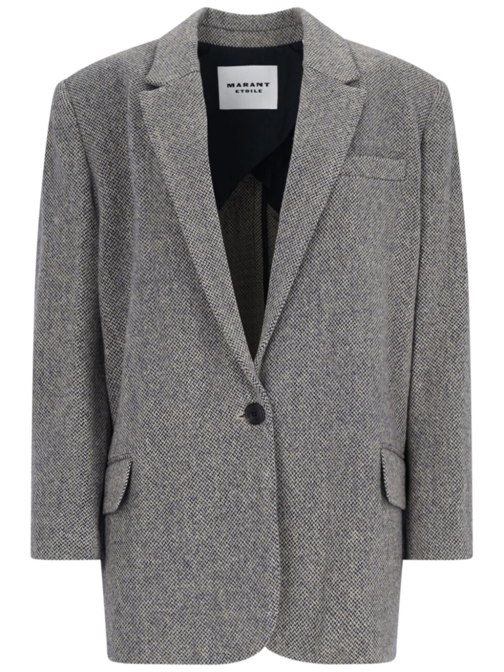 ISABEL MARANT single-breasted blazer Grijs