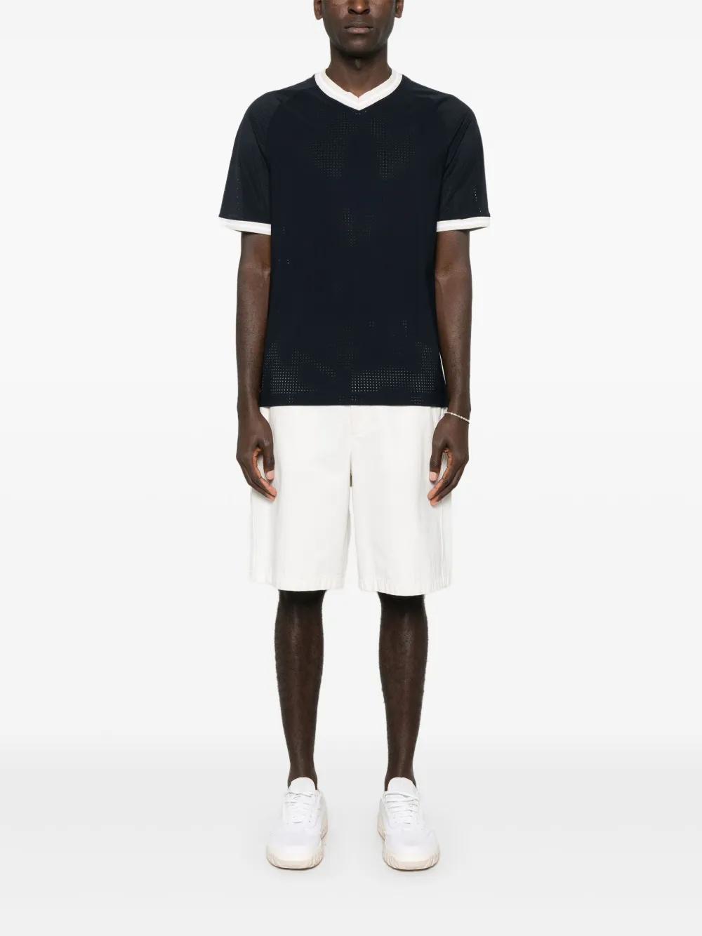 Eleventy suéter con cuello en V | Playeras | Image 2