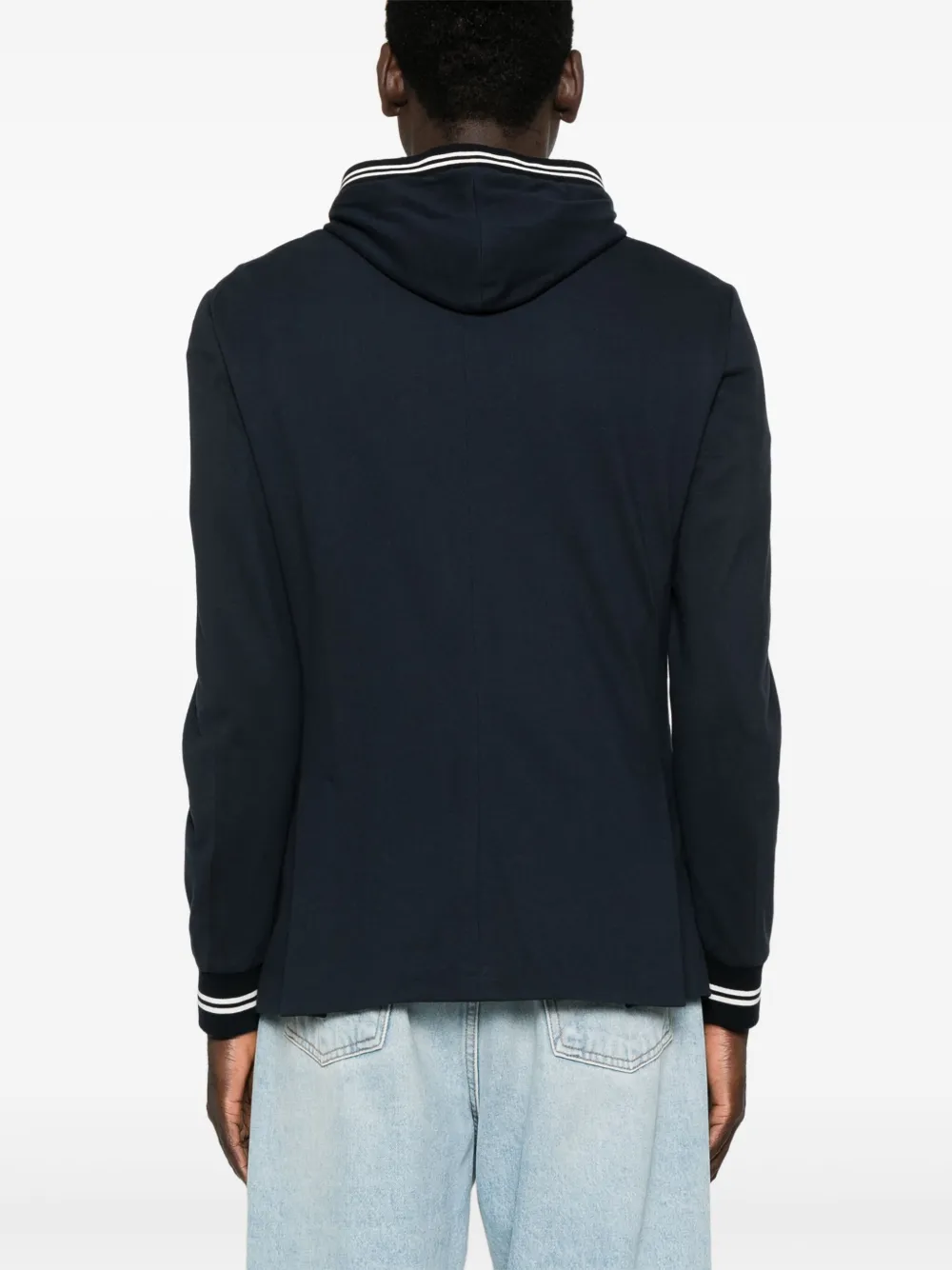 Eleventy Blazer met enkele rij knopen Blauw