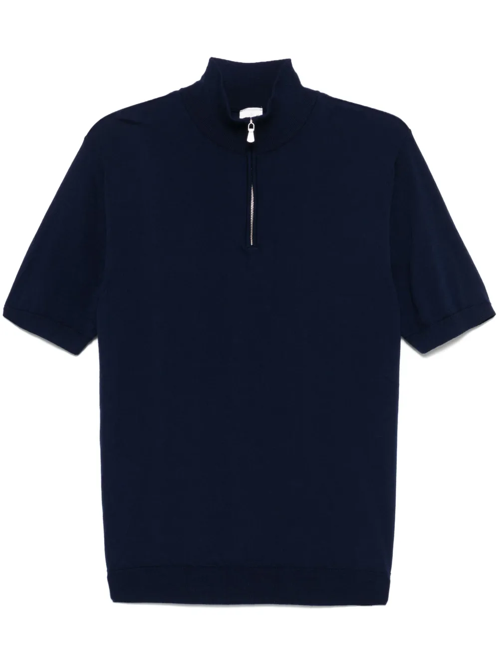 Eleventy playera tipo polo de tejido fino | azul | Image 1