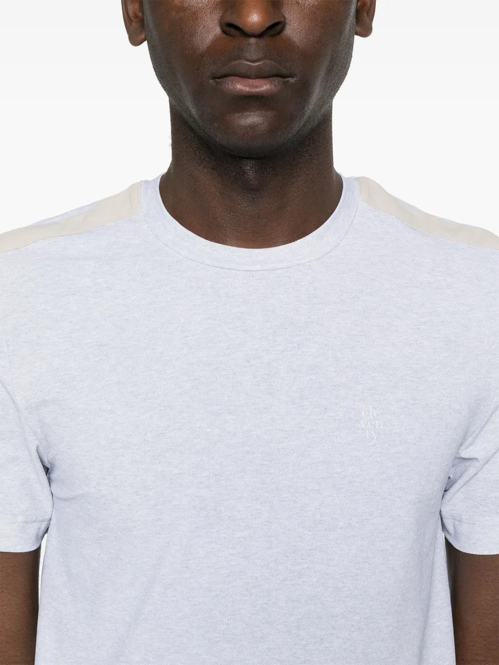 Eleventy T-shirt met ronde hals Grijs