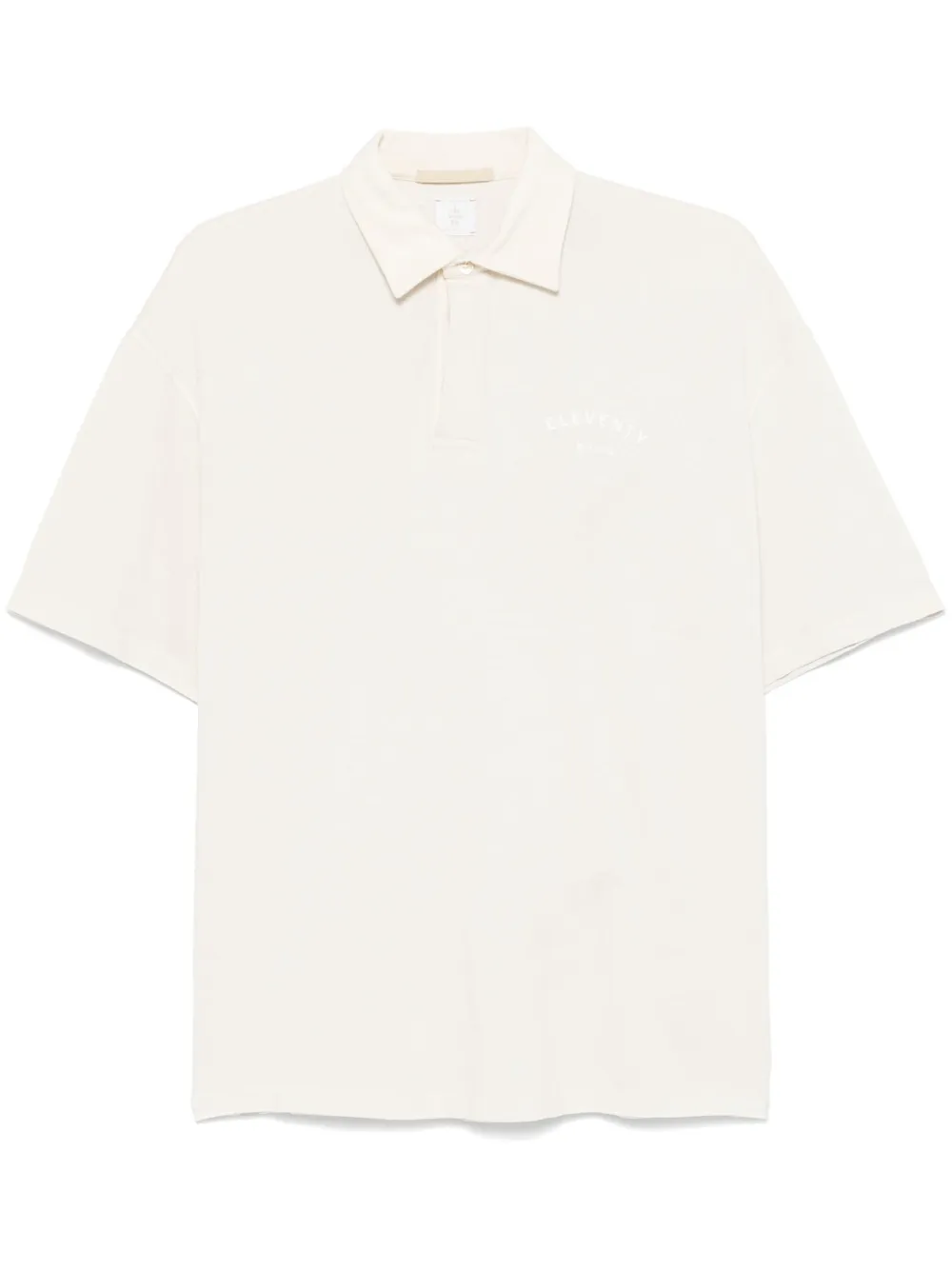 Eleventy playera tipo polo con logo estampado | neutro | Image 1