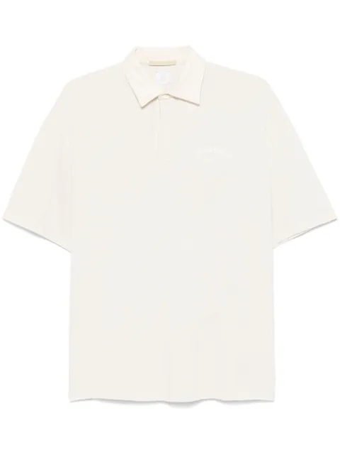Eleventy logo-print polo shirt
