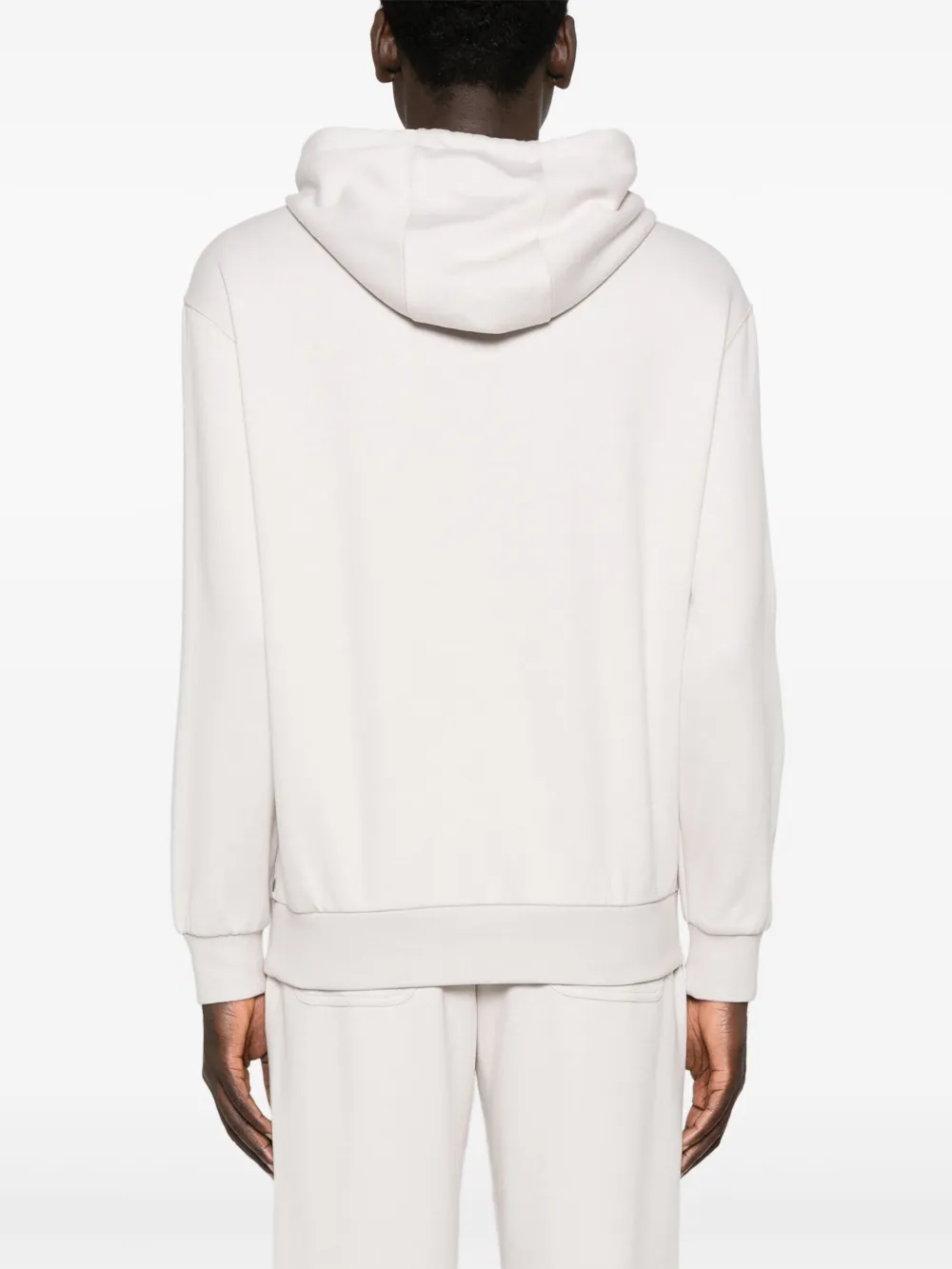 Eleventy Jersey hoodie Beige