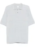 Eleventy mélange-effect polo shirt - Blue