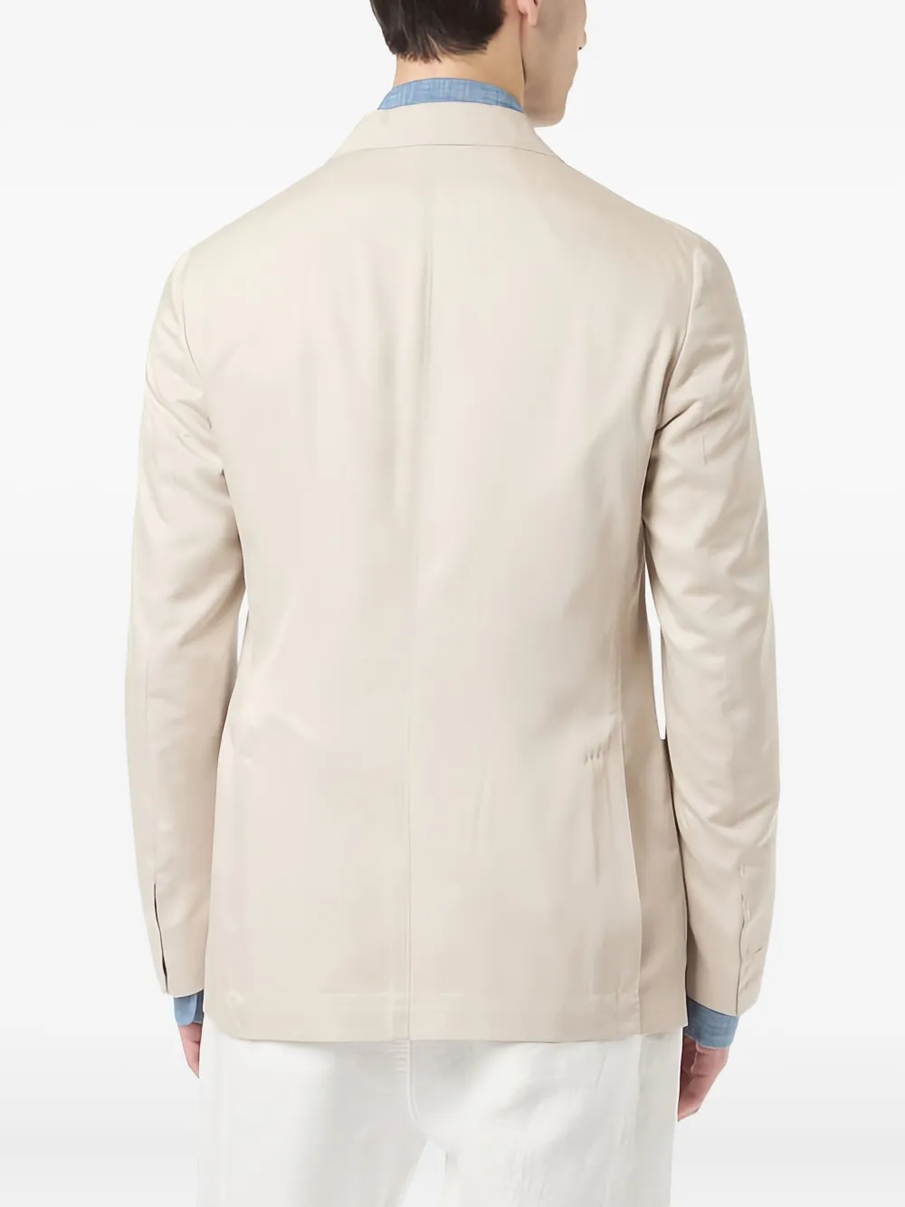 Eleventy Blazer met enkele rij knopen Beige