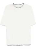 Eleventy knitted T-shirt - White