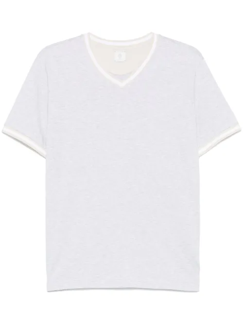 T-shirt à design chiné - Eleventy - Modalova