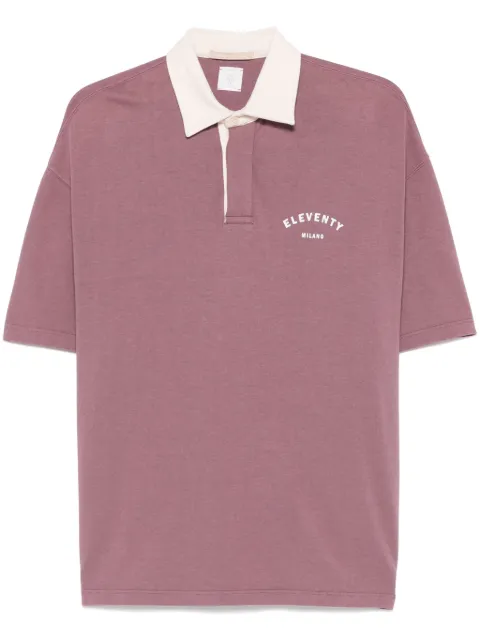 Eleventy cotton polo shirt