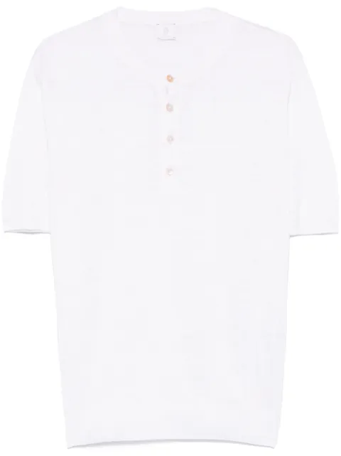 Eleventy henley-neck T-shirt
