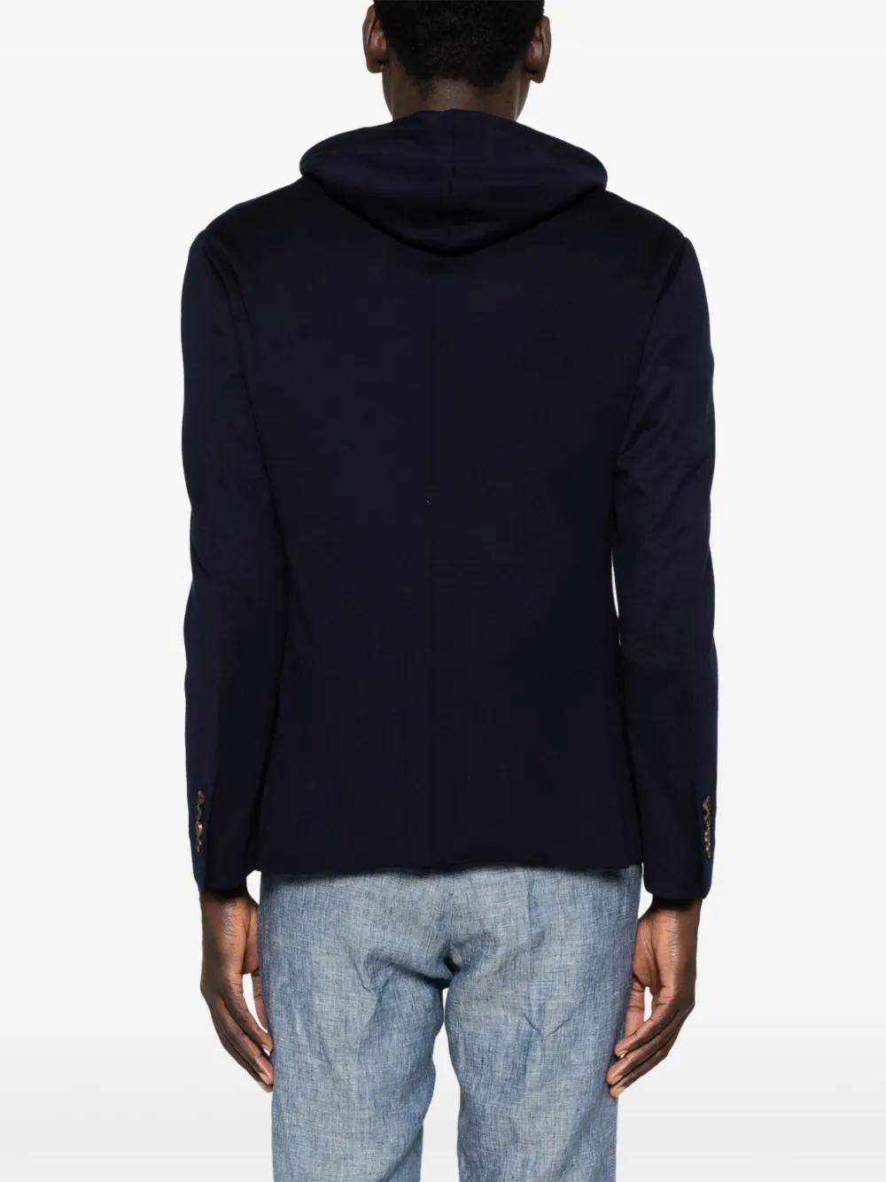 Eleventy Blazer met capuchon Blauw
