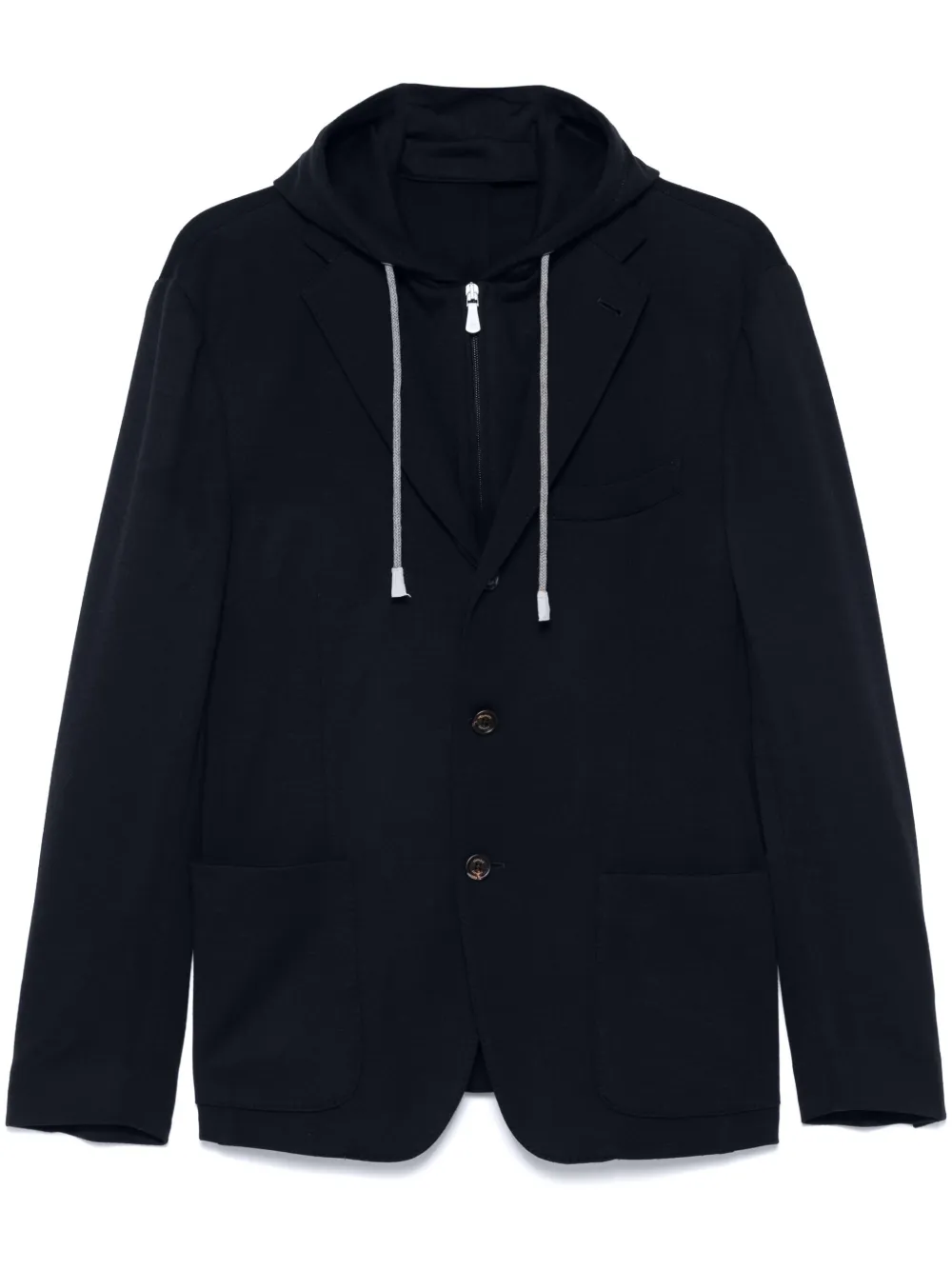 Eleventy blazer con capucha | azul | Image 1