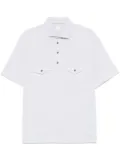Eleventy mélange-effect polo shirt - Grey