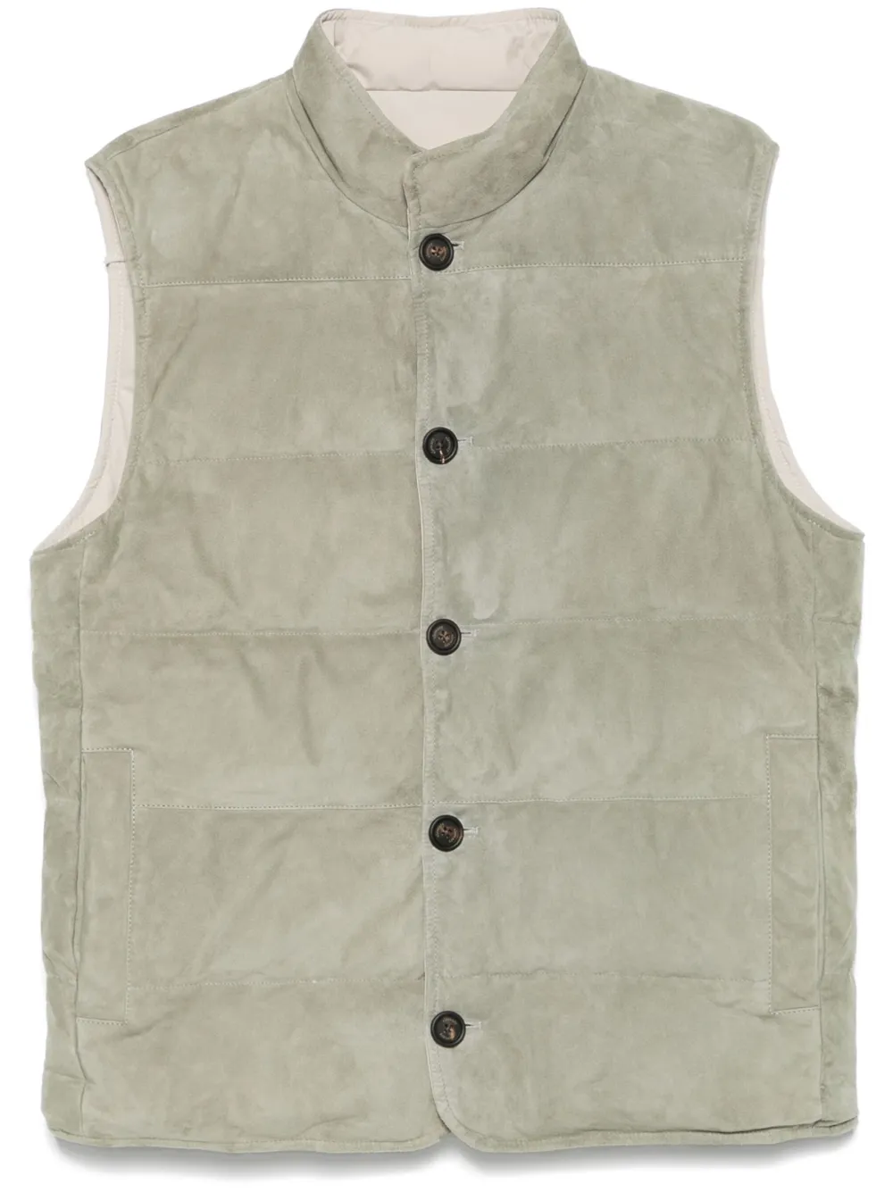 reversible down vest