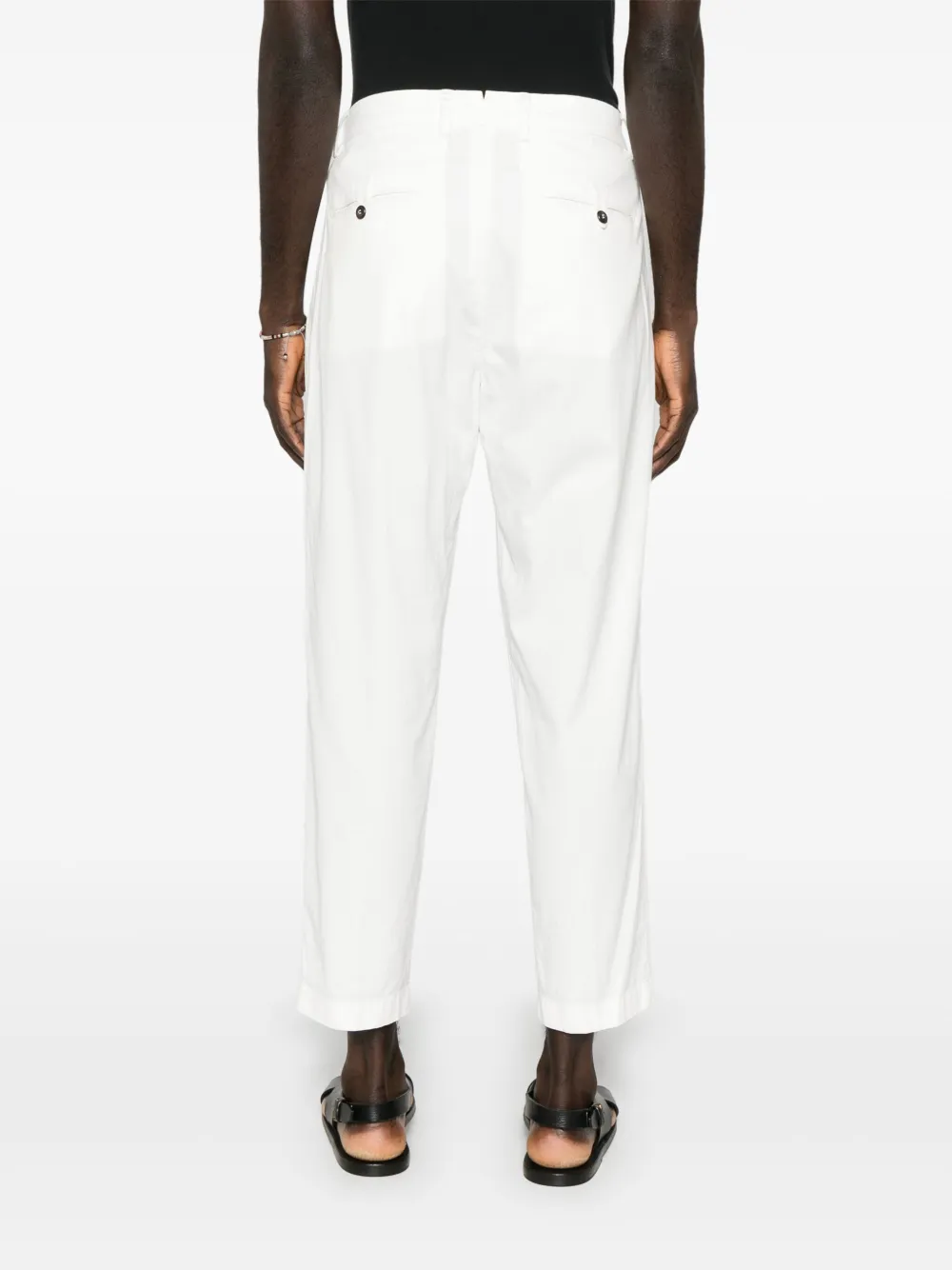 Eleventy Broek met toelopende pijpen Wit