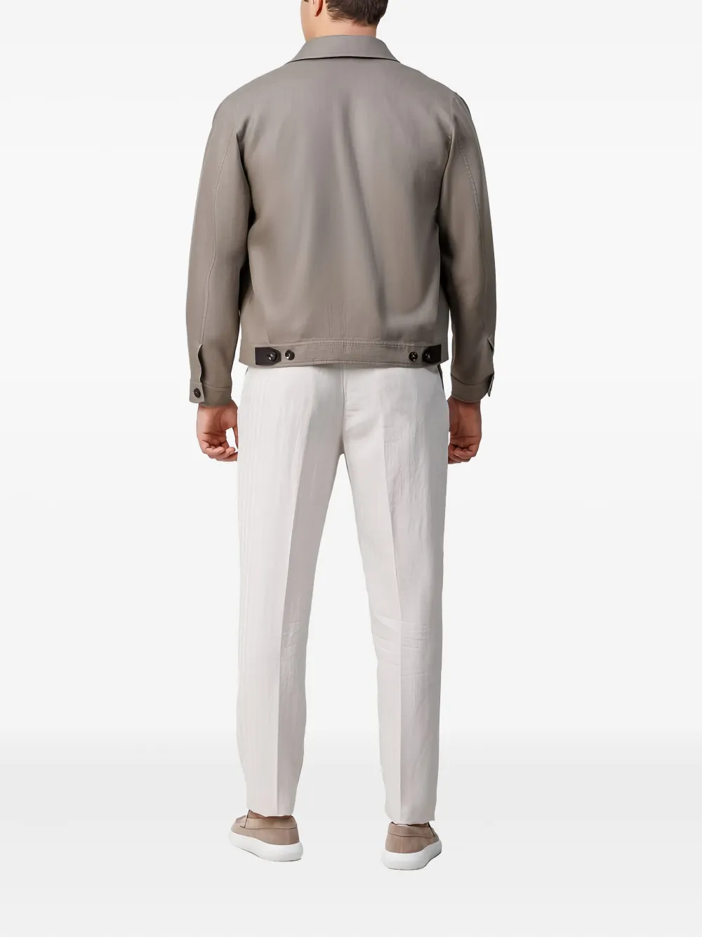 Eleventy Plooibroek Beige