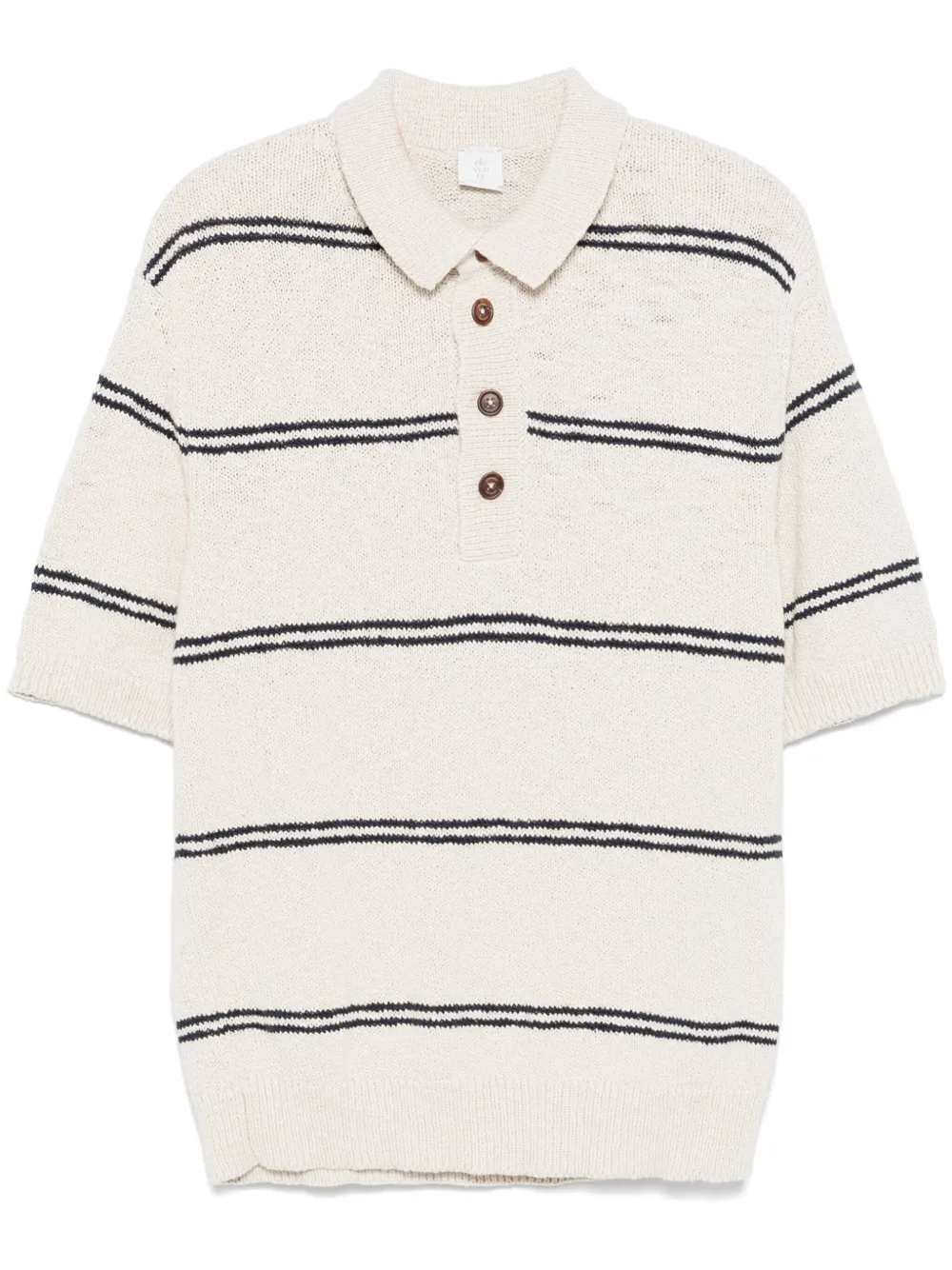 Eleventy playera tipo polo con rayas estampadas | neutro | Image 1