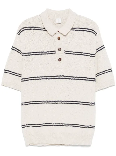 Eleventy striped polo shirt