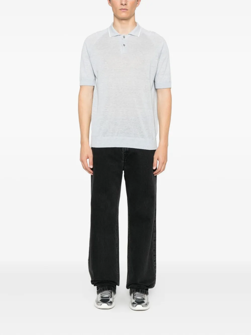 Eleventy Poloshirt met korte mouwen - Grijs