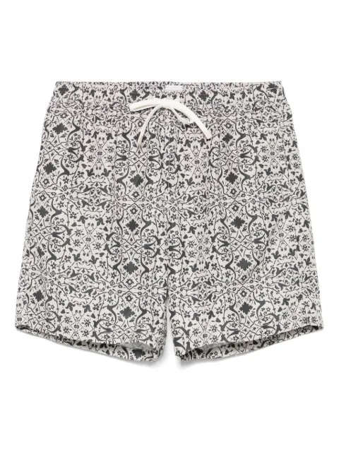 Eleventy floral-print swim shorts
