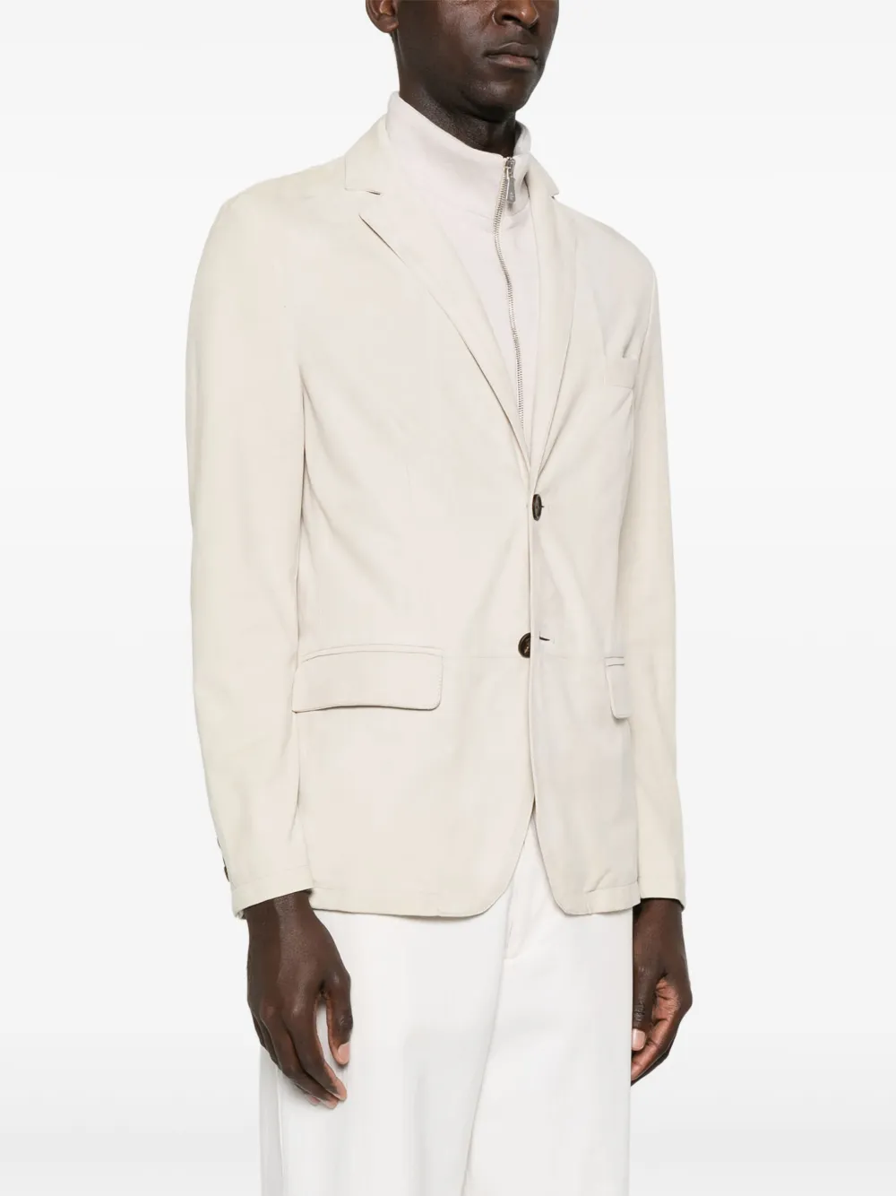 Eleventy Gelaagde blazer Beige