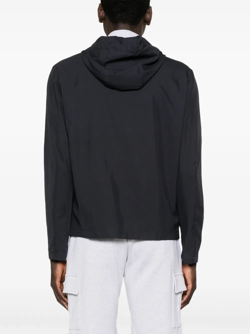 Eleventy Jack met capuchon Blauw