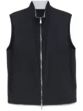 Eleventy zip-up gilet - Blue