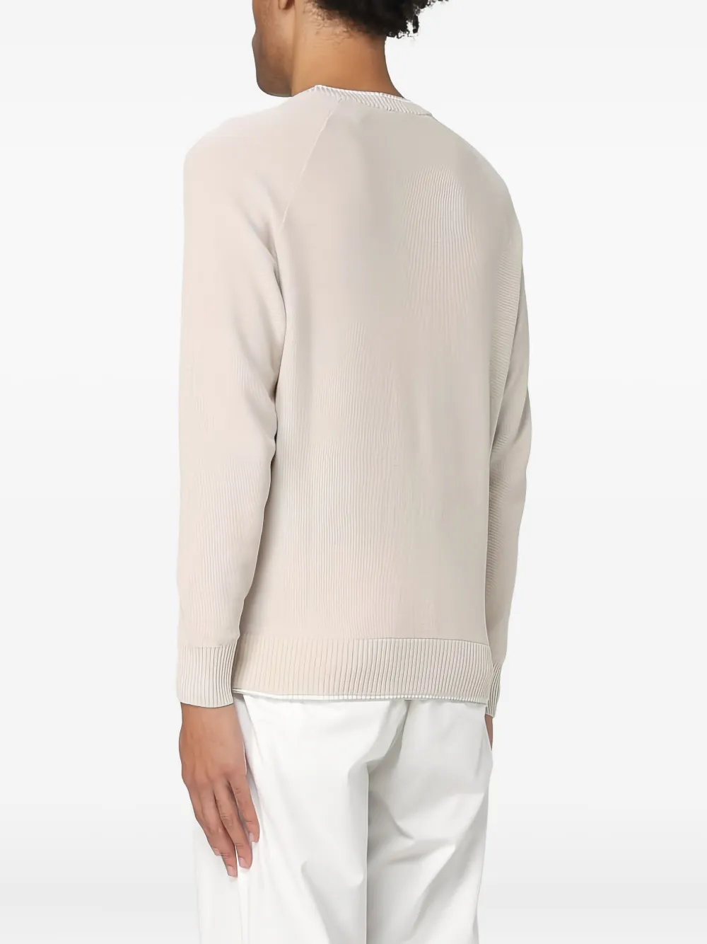 Eleventy Sweater met ronde hals - Beige
