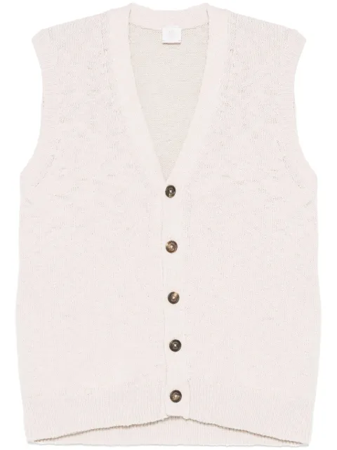 Eleventy sleeveless cardigan