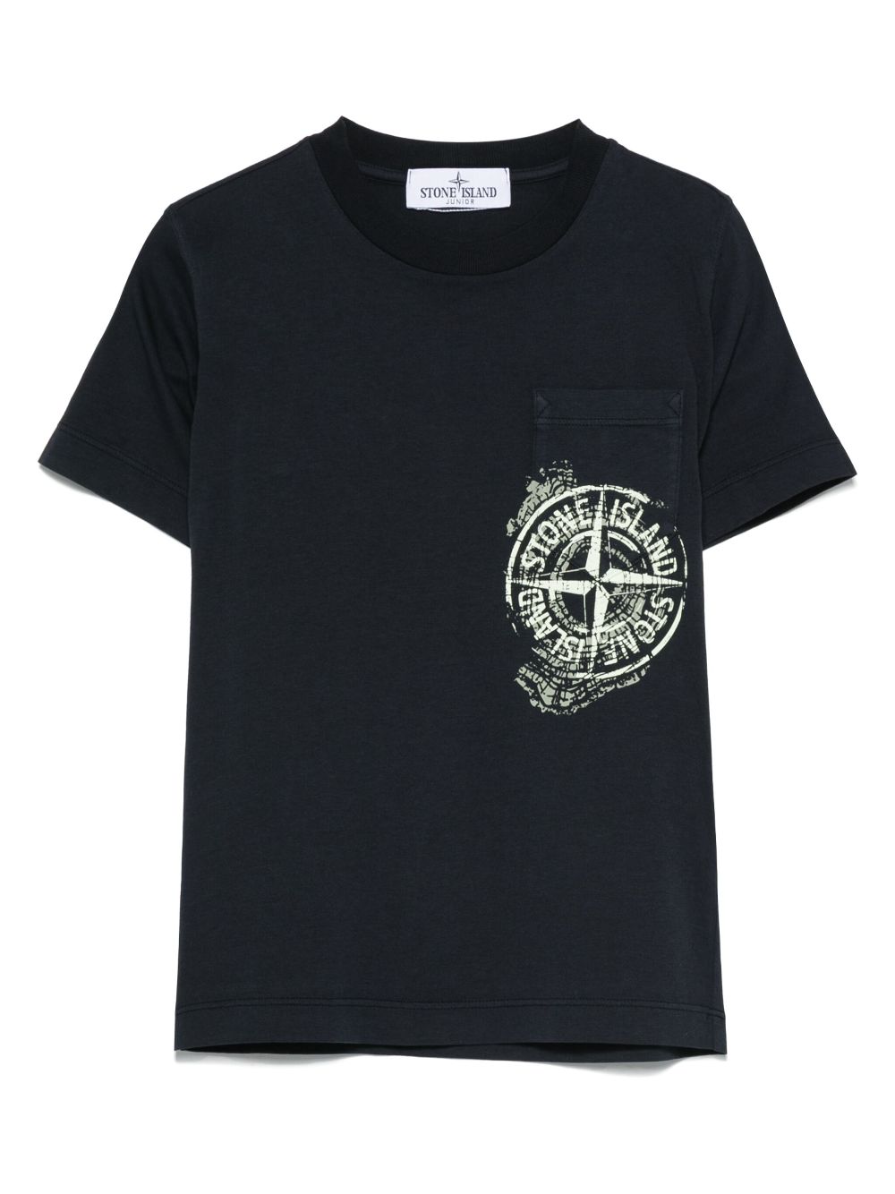 Stone Island Junior logo-print T-shirt - Blue