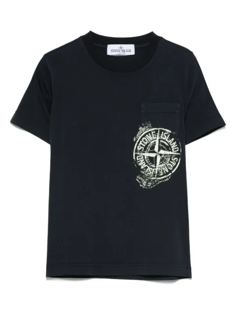Stone Island Junior logo-print T-shirt