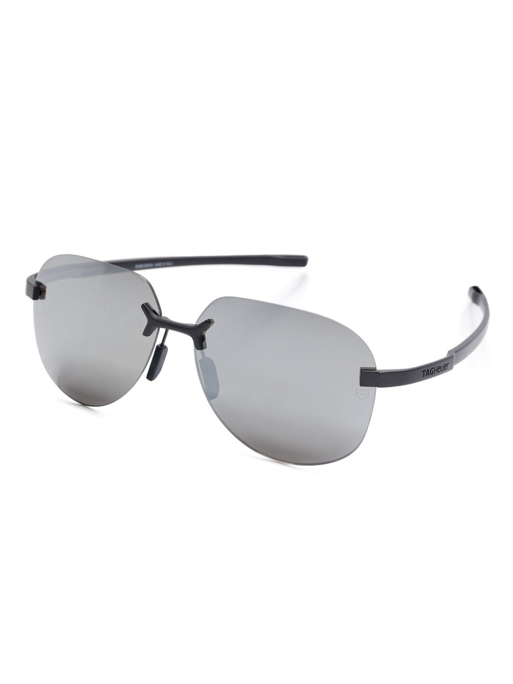 TAG Heuer rimless sunglasses - Zwart